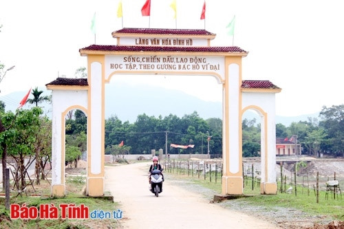 Đường về làng văn hóa Đình Hồ, Cẩm Lạc Đường về làng văn hóa Đình Hồ, Cẩm Lạc