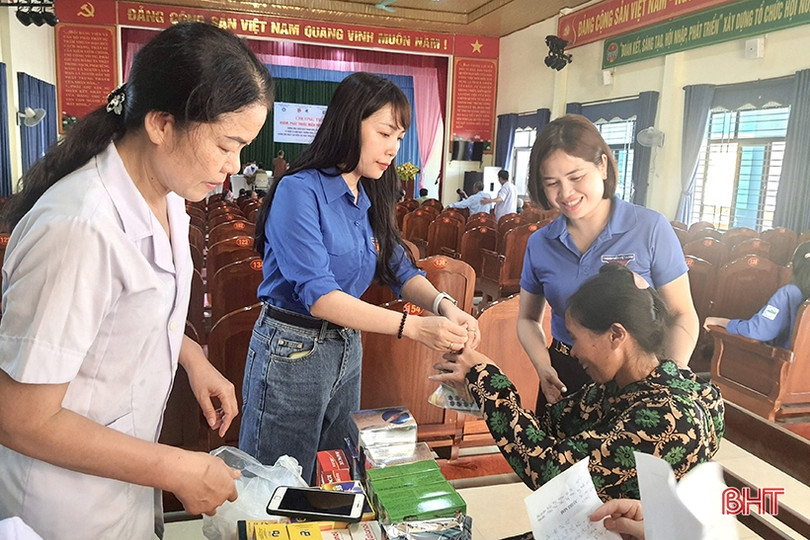 Formosa Hà Tĩnh phối hợp khám cấp phát thuốc cho hơn 200 người