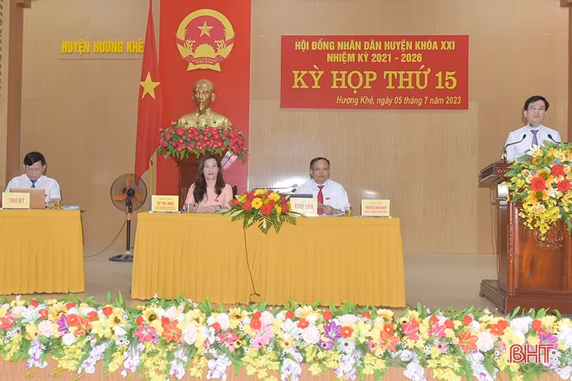 HĐND huyện Hương Khê dự kiến ban hành nhiều nghị quyết quan trọng