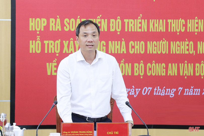 Hà Tĩnh ban hành kế hoạch xây dựng nhà ở cho người nghèo, người khó khăn từ nguồn hỗ trợ của Bộ Công an ảnh 2 Hà Tĩnh ban hành kế hoạch xây dựng nhà ở cho người nghèo, người khó khăn từ nguồn hỗ trợ của Bộ Công an