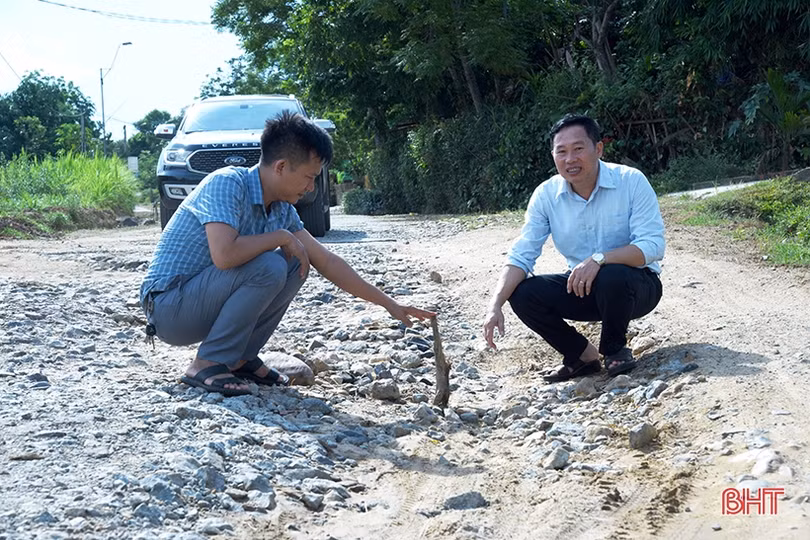 Đường huyết mạch ở vùng thượng Kỳ Anh xuống cấp nghiêm trọng