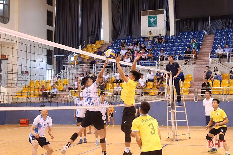 Sở TN&MT vô địch giải bóng chuyền nam mừng 20 năm thành lập 