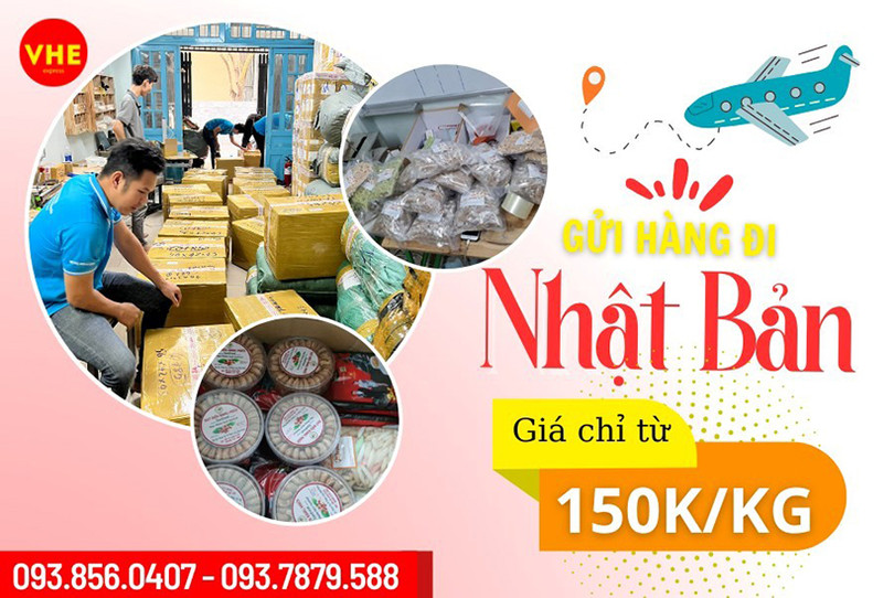 Dịch vụ gửi hàng từ Việt Nam đi Nhật Bản giá rẻ