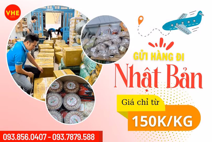 Dịch vụ gửi hàng từ Việt Nam đi Nhật Bản giá rẻ