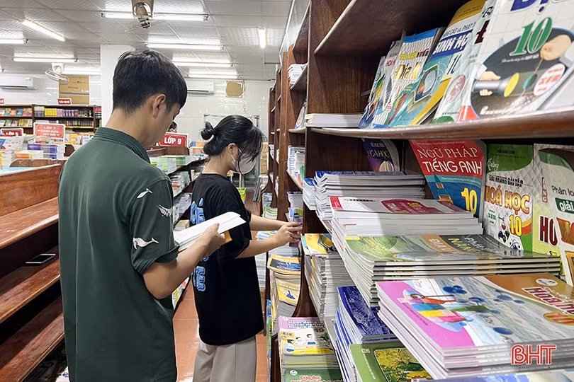 Đảm bảo cung ứng đủ sách giáo khoa cho thị trường Hà Tĩnh
