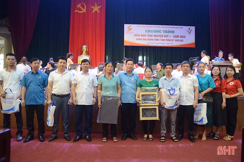 Nghi Xuân tiếp nhận 269 đơn vị máu tình nguyện