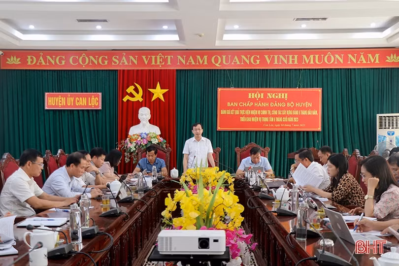 Can Lộc phấn đấu hoàn thành các chỉ tiêu, kế hoạch năm 2023