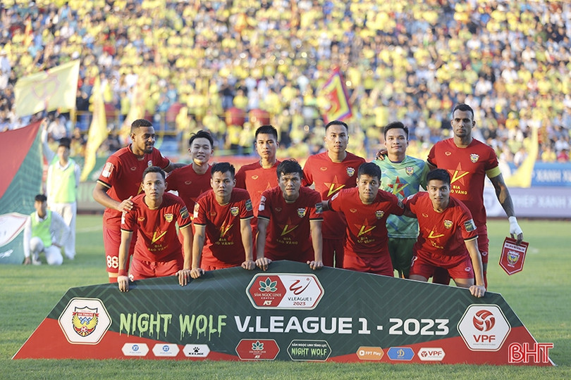 Những con số ấn tượng của Hồng Lĩnh Hà Tĩnh sau giai đoạn 1 V.League