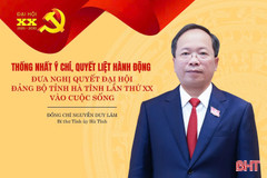 Thống nhất ý chí, quyết liệt hành động, đưa Nghị quyết Đại hội Đảng bộ tỉnh lần thứ XX vào cuộc sống