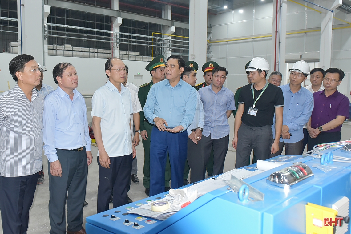 Đẩy nhanh tiến độ các dự án trọng điểm tại Khu Kinh tế Vũng Áng