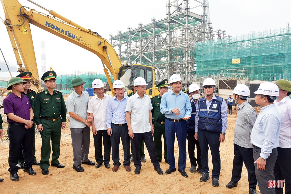 Đẩy nhanh tiến độ các dự án trọng điểm tại Khu Kinh tế Vũng Áng