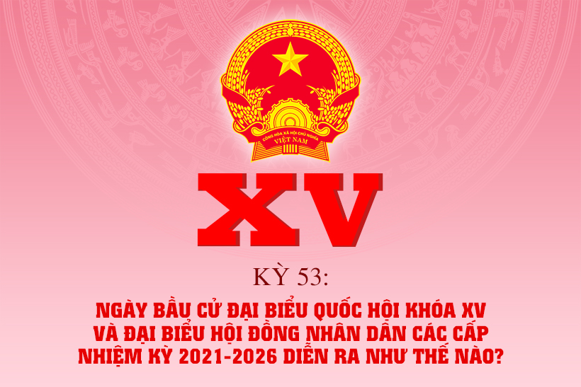 Ngày bầu cử ĐBQH khóa XV và đại biểu HĐND các cấp nhiệm kỳ 2021-2026 diễn ra như thế nào?