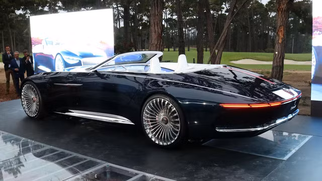 chiem nguong ve dep xuat sac cua vision mercedes maybach 6 cabriolet ngoai doi thuc