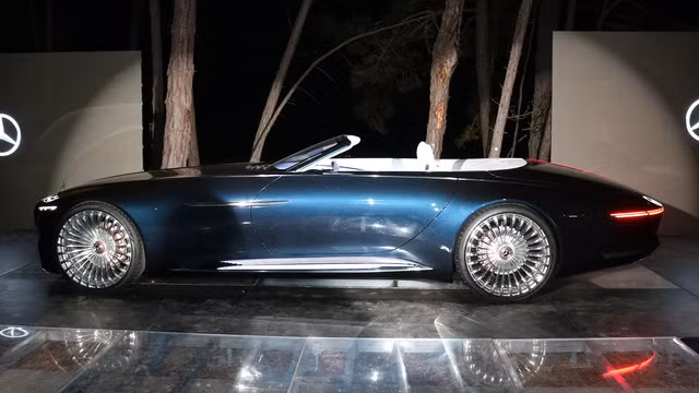 chiem nguong ve dep xuat sac cua vision mercedes maybach 6 cabriolet ngoai doi thuc