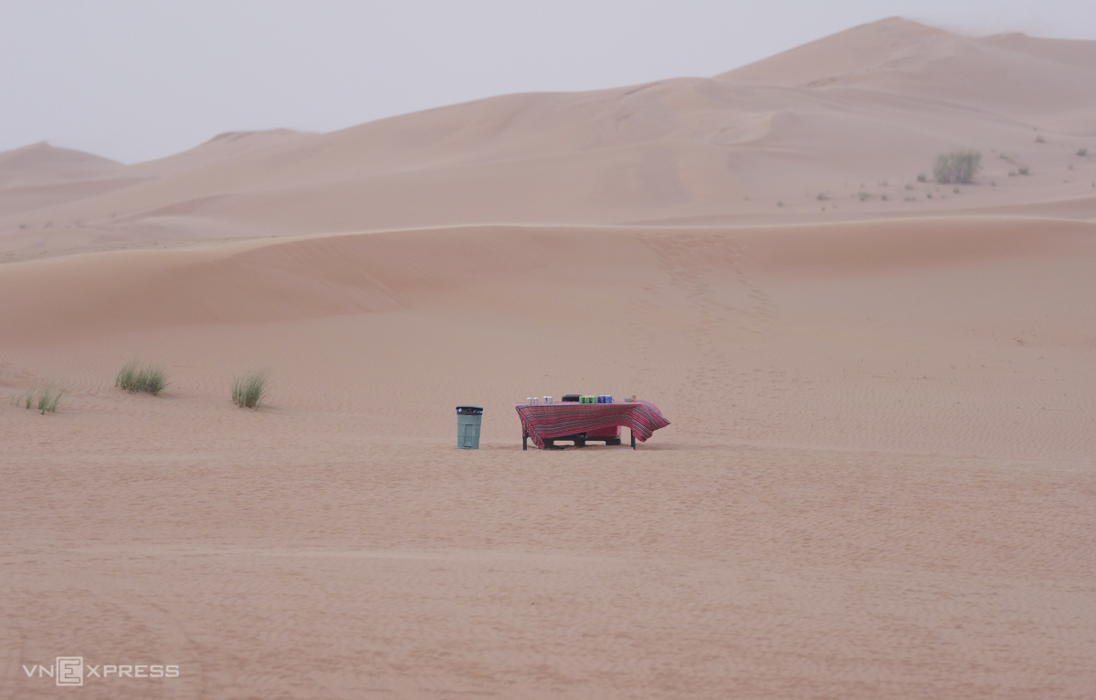 Hoàng hôn trên sa mạc Dubai