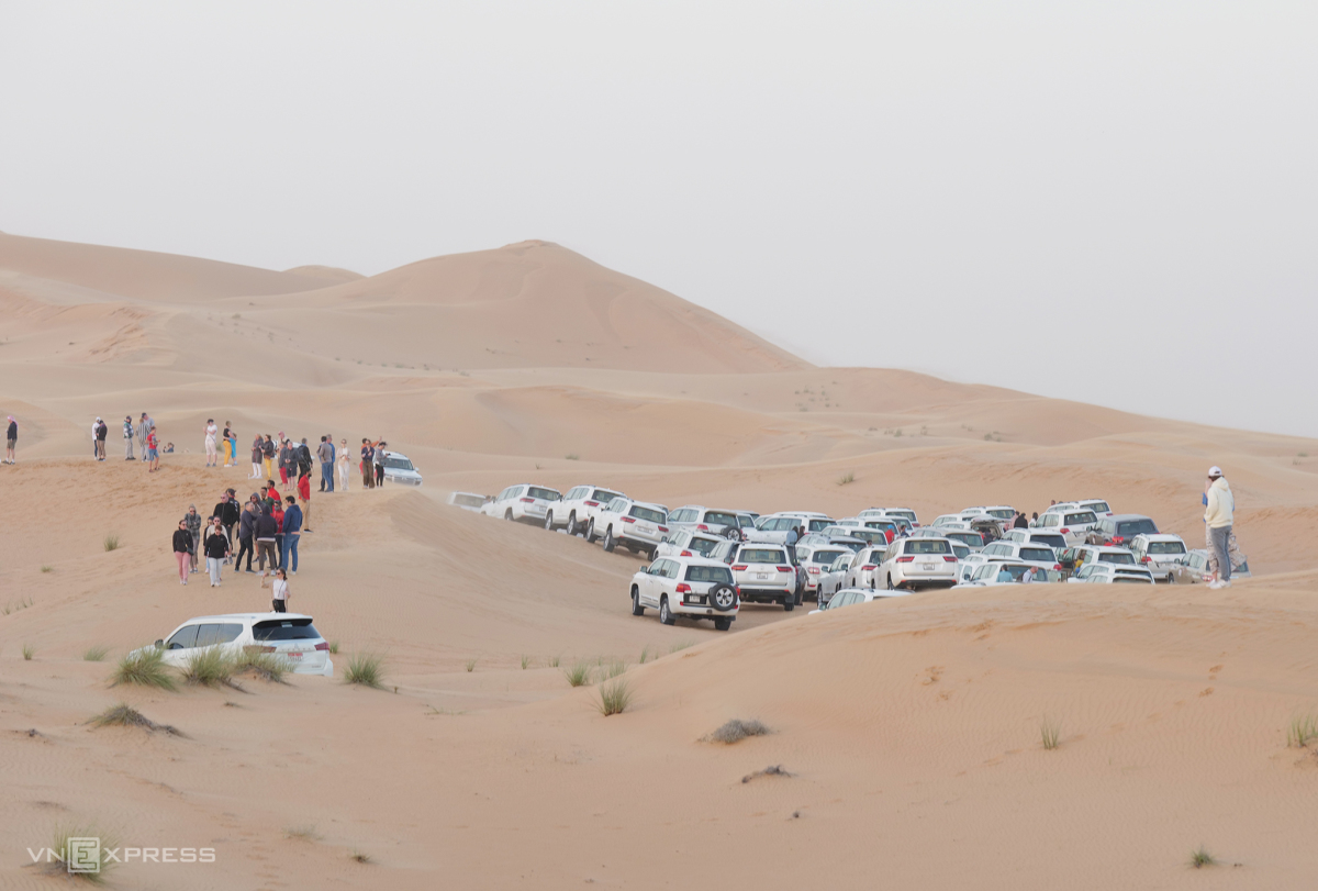 Hoàng hôn trên sa mạc Dubai