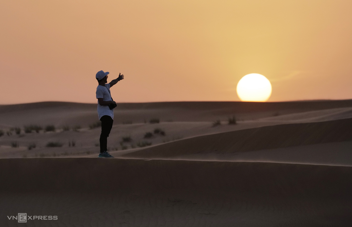 Hoàng hôn trên sa mạc Dubai