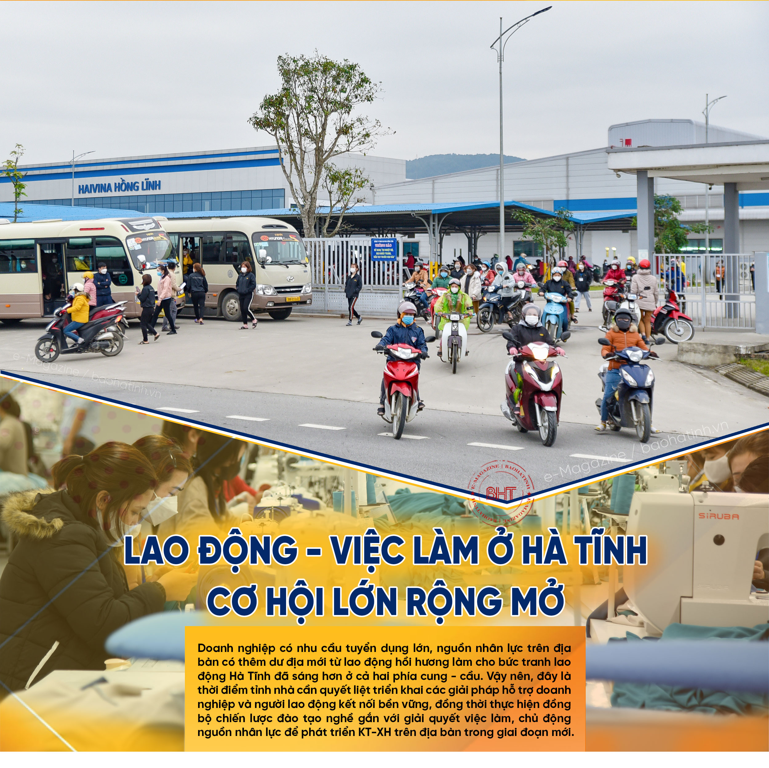 Lao động - việc làm ở Hà Tĩnh, cơ hội lớn rộng mở (bài 3): Làm gì để giữ chân lao động? ảnh 1 Lao động - việc làm ở Hà Tĩnh, cơ hội lớn rộng mở (bài 3): Làm gì để giữ chân lao động?