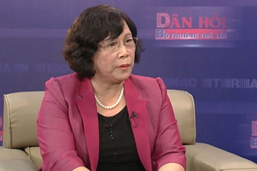 Bộ trưởng Bộ Lao động- Thương binh và Xã hội Phạm Thị Hải Chuyền