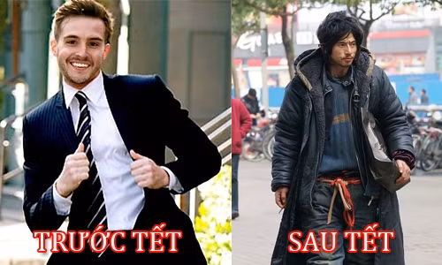 Sự khác biệt hài hước giữa trước và sau Tết ảnh 5