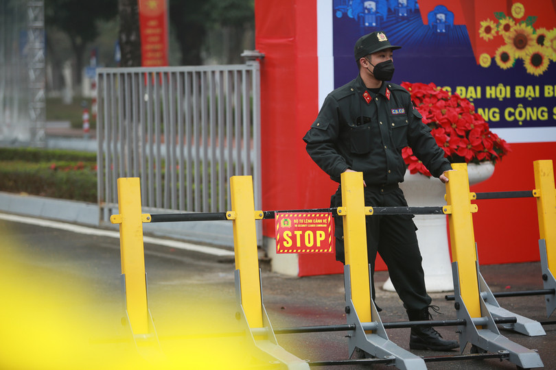 Thắt chặt an ninh để đảm bảo an toàn cho Đại hội XIII của Đảng