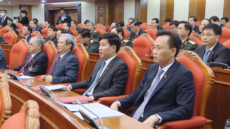 Toàn cảnh Hội nghị lần thứ nhất Ban Chấp hành Trung ương khóa XIII