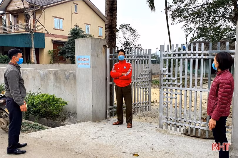 42 công dân ở huyện Kỳ Anh trở về từ vùng dịch tuân thủ cách ly y tế