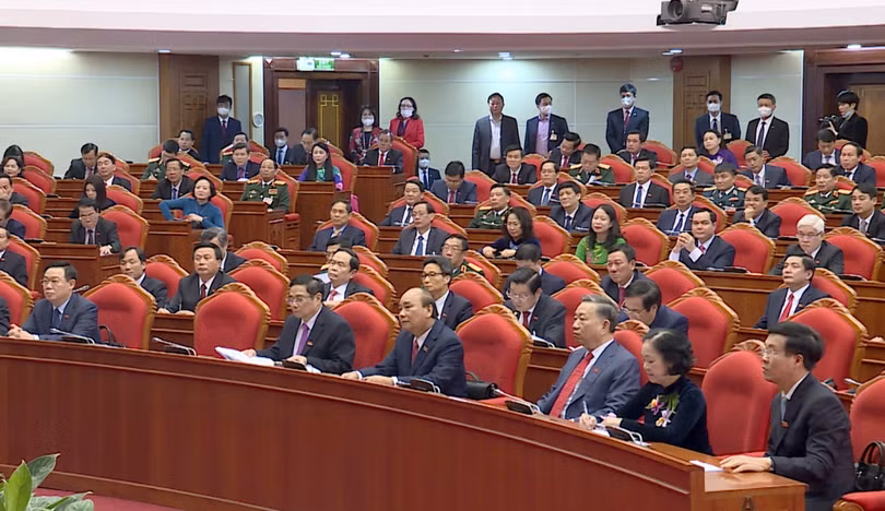 Toàn cảnh Hội nghị lần thứ nhất Ban Chấp hành Trung ương khóa XIII