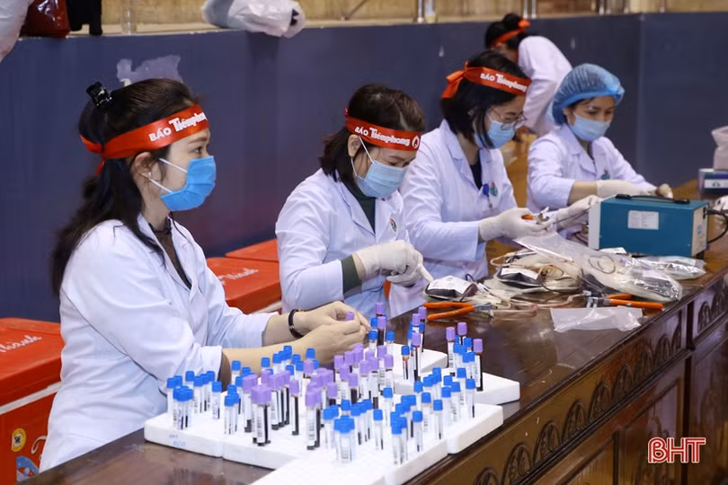 “Chủ nhật đỏ” lần thứ XIII tại Hà Tĩnh thu về 486 đơn vị máu