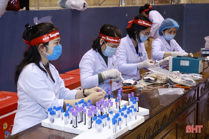 “Chủ nhật đỏ” lần thứ XIII tại Hà Tĩnh thu về 486 đơn vị máu