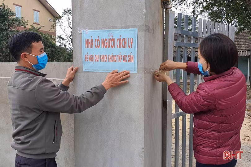 42 công dân ở huyện Kỳ Anh trở về từ vùng dịch tuân thủ cách ly y tế