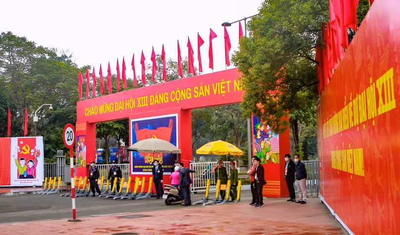 Thắt chặt an ninh để đảm bảo an toàn cho Đại hội XIII của Đảng