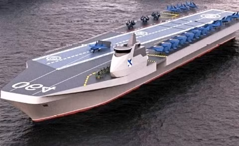 Tàu sân bay mới sẽ cách mạng hóa ngành đóng tàu Nga