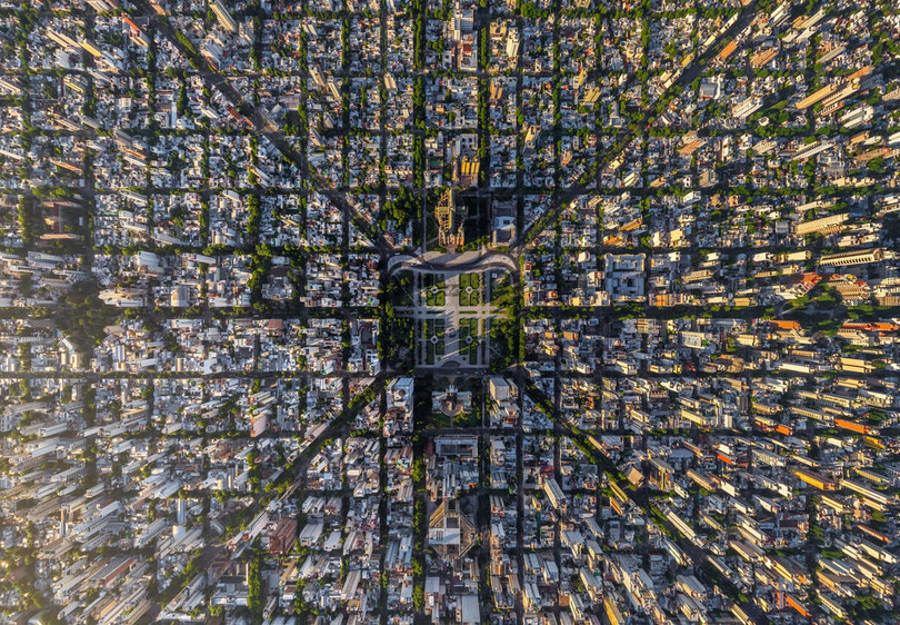 Các thành phố có quy hoạch độc đáo nhìn từ trên cao