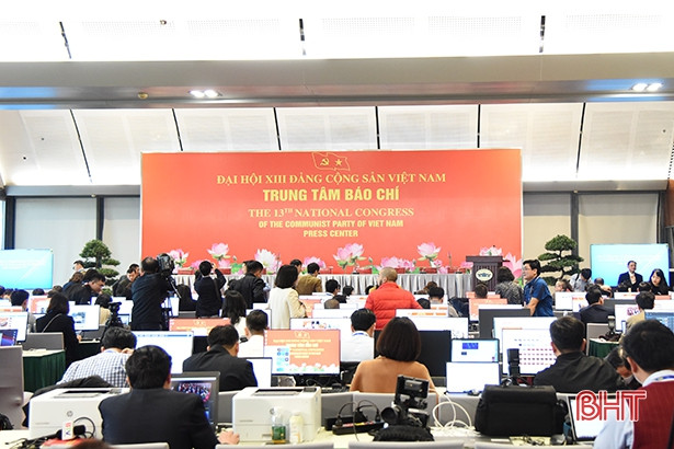 Hơn 200 cơ quan báo chí trực tiếp đưa tin Đại hội XIII của Đảng