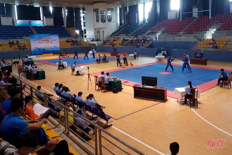Giải Vô địch Vovinam toàn quốc tại Hà Tĩnh: 18 bộ huy chương đã có chủ nhân