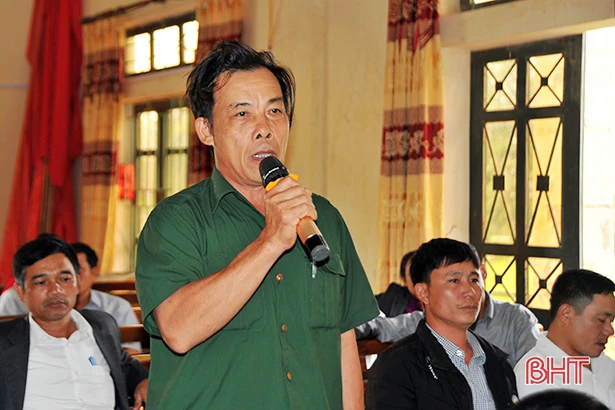 Cử tri Hương Khê, Hồng Lĩnh kiến nghị đầu tư xây dựng các công trình xuống cấp