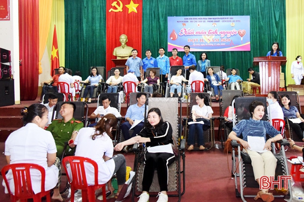 Ngày hội hiến máu tình nguyện ở huyện Kỳ Anh