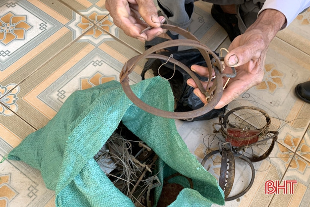 Lực lượng liên ngành ra quân tuần tra, kiểm soát nạn bẫy thú ở Kỳ Xuân