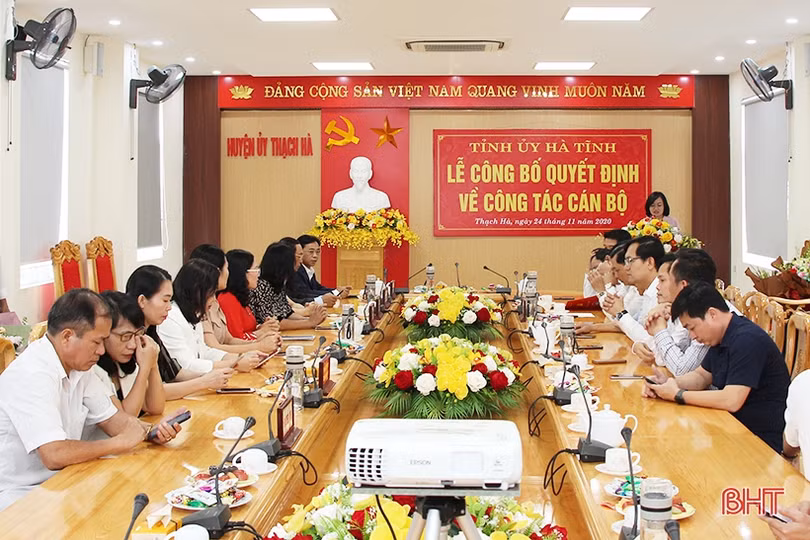 Thạch Hà có nữ Bí thư Huyện ủy mới