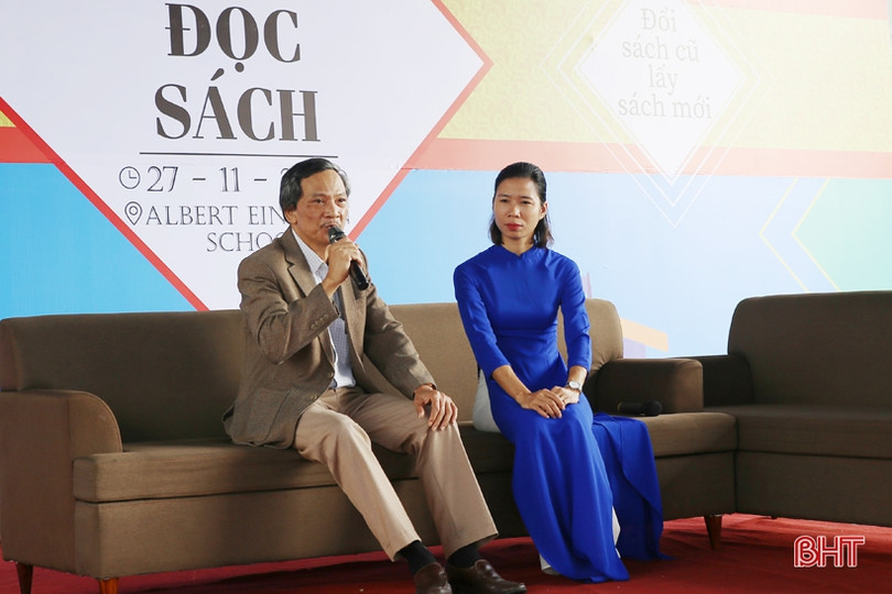 Học sinh Trường Albert Einstein Hà Tĩnh vui “Ngày hội đọc sách”