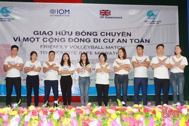 Người dân Can Lộc được truyền thông kiến thức phòng chống mua bán người