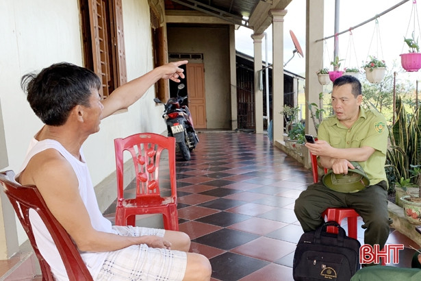 Lực lượng liên ngành ra quân tuần tra, kiểm soát nạn bẫy thú ở Kỳ Xuân