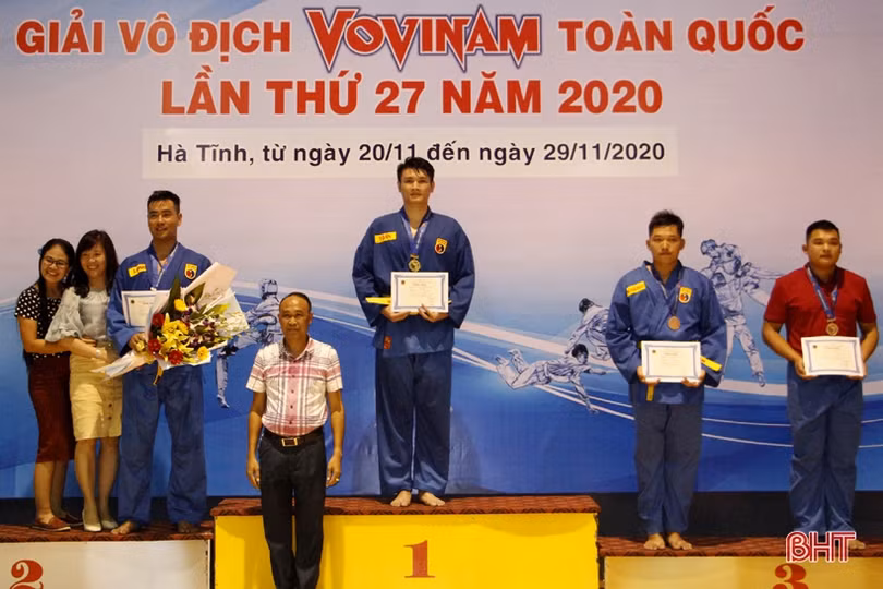 VĐV Hà Tĩnh giành huy chương tại Giải Vô địch Vovinam toàn quốc