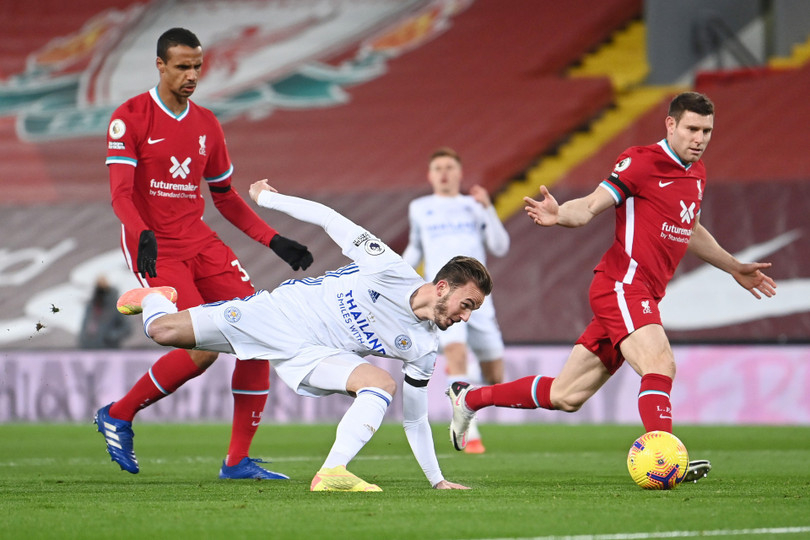 Liverpool đấu với Leicester ảnh 2 Liverpool áp sát ngôi đầu sau trận thắng đậm Leicester