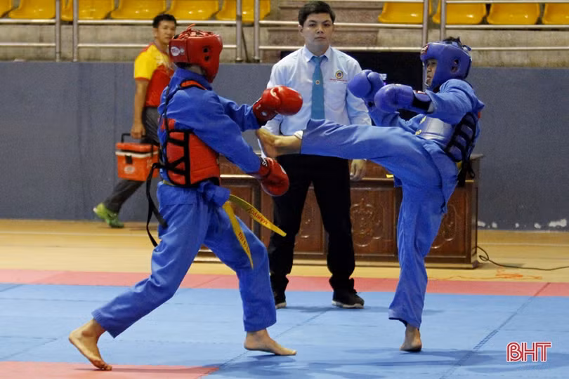 Giải Vô địch Vovinam toàn quốc tại Hà Tĩnh: 18 bộ huy chương đã có chủ nhân