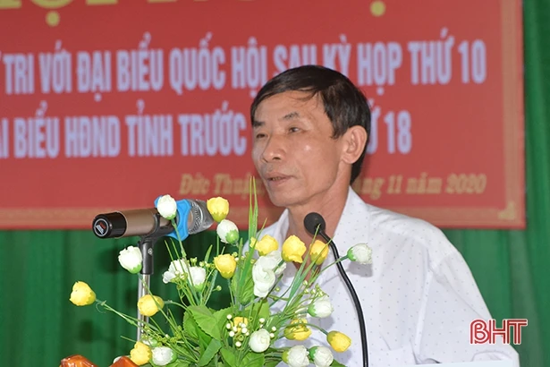 Cử tri Hương Khê, Hồng Lĩnh kiến nghị đầu tư xây dựng các công trình xuống cấp