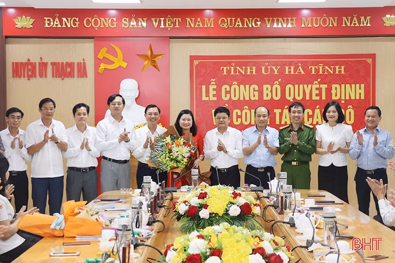 Thạch Hà có nữ Bí thư Huyện ủy mới