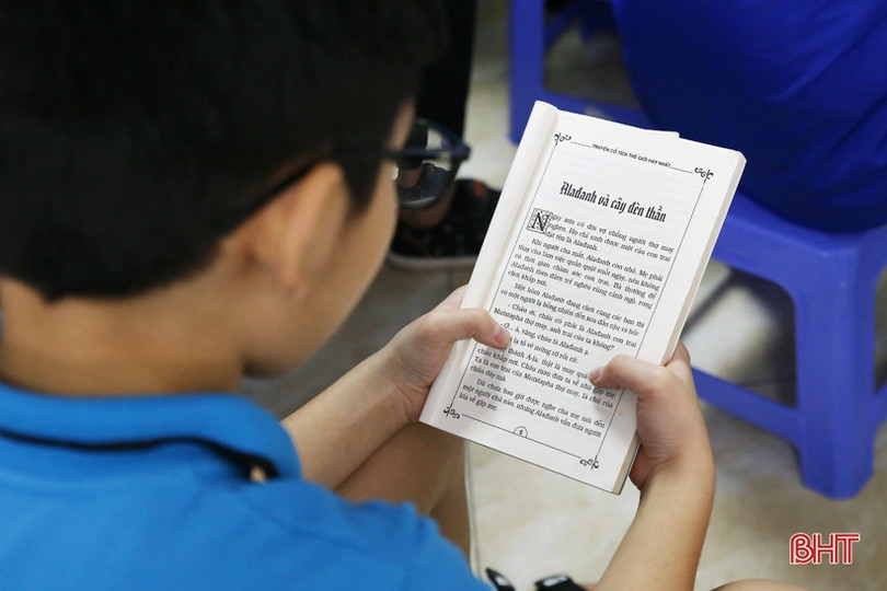 Học sinh Trường Albert Einstein Hà Tĩnh vui “Ngày hội đọc sách”