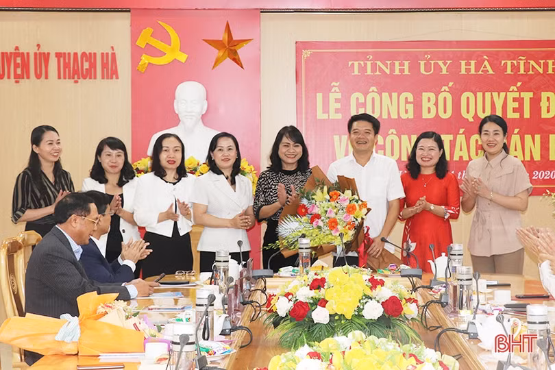 Thạch Hà có nữ Bí thư Huyện ủy mới